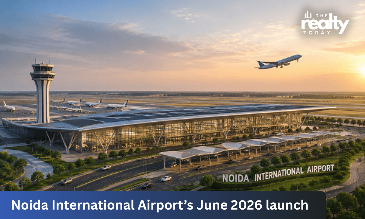 Noida International Airport set to open June 15, 2026 , Property Prices Surge: Plots appreciate over 500% in Five Years, Apartments Up 158%